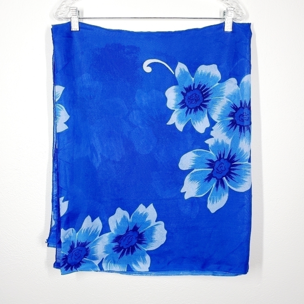 FLORAL SCARF - Picture 2 of 7